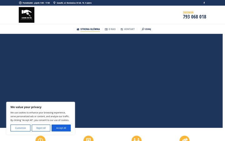 Screenshot of leasingforyou.pl
