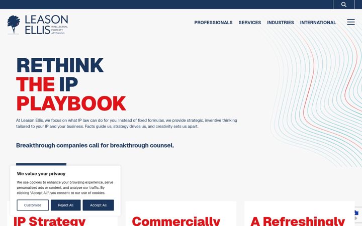 Screenshot of leasonellis.com