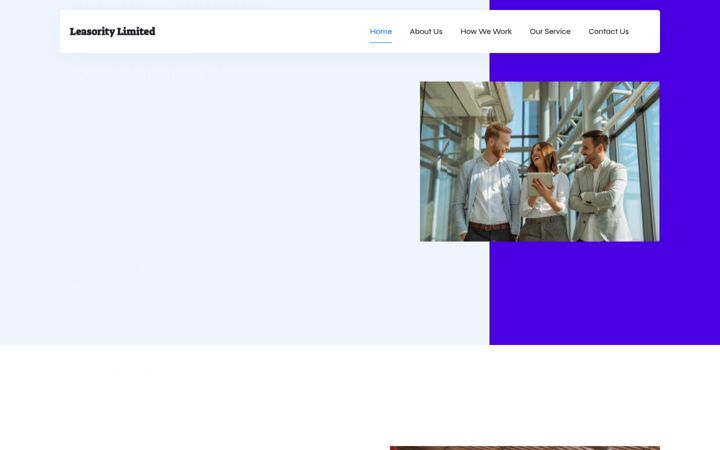Screenshot of leasority.com