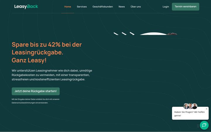 Screenshot of leasyback.com
