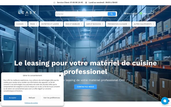 Screenshot of leasymat.com