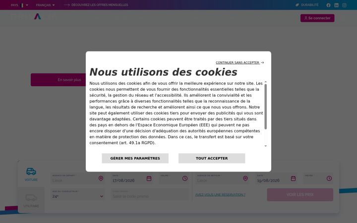 Screenshot of leasysrent.fr