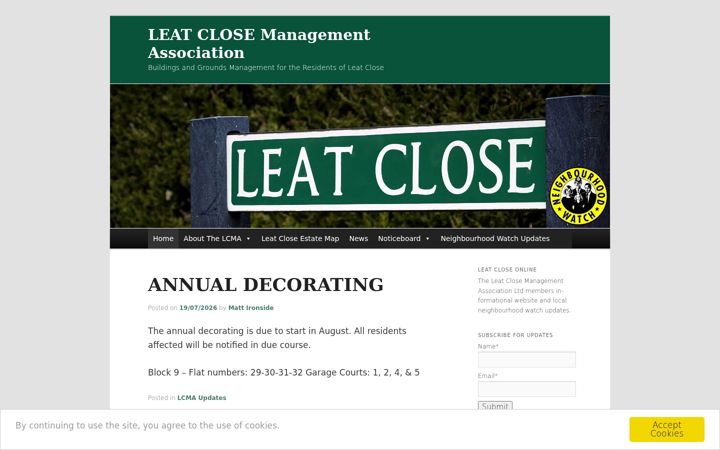 Screenshot of leatclose.org.uk