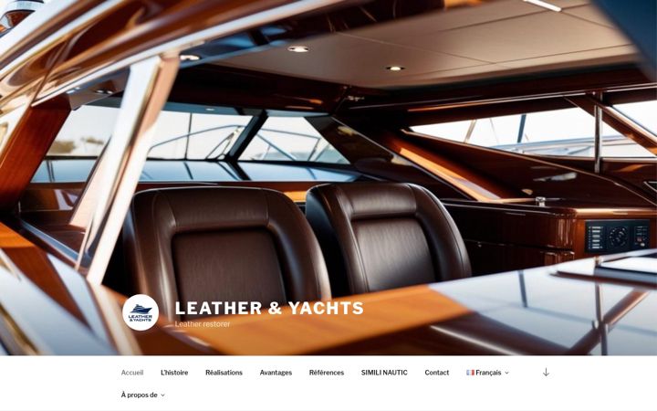 Screenshot of leatherandyachts.com