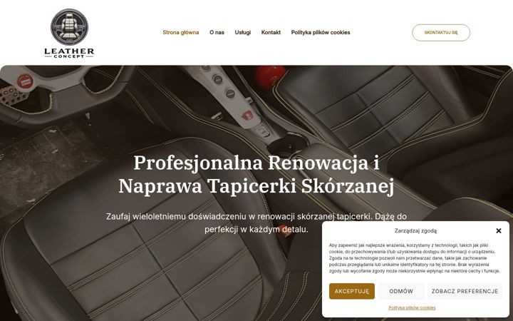 Screenshot of leatherconcept.pl
