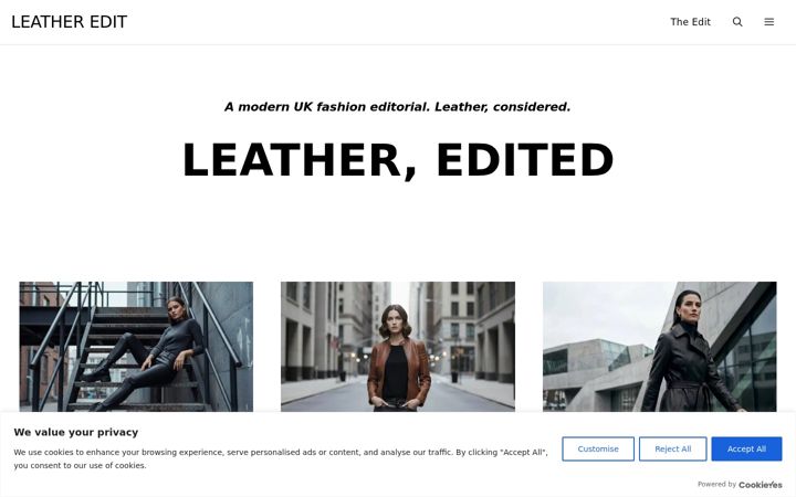 Screenshot of leatheredit.co.uk
