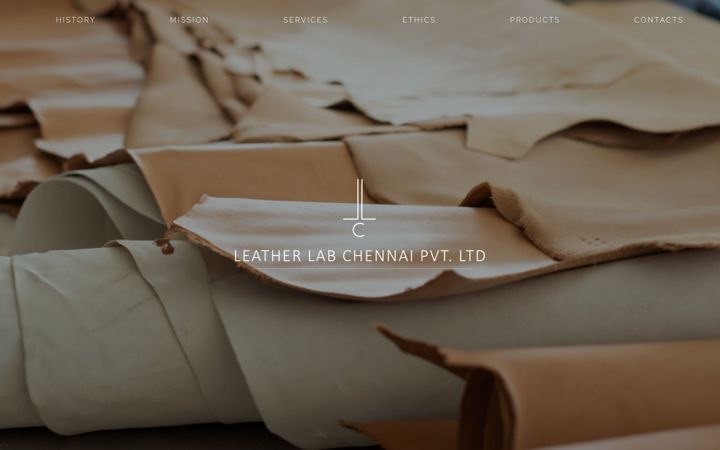 Screenshot of leatherlabchennai.com