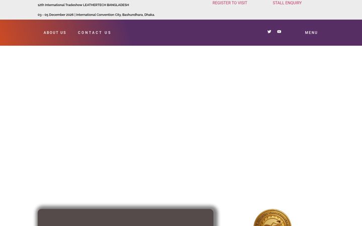 Screenshot of leathertechbangladesh.com