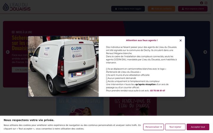 Screenshot of leaududouaisis.com