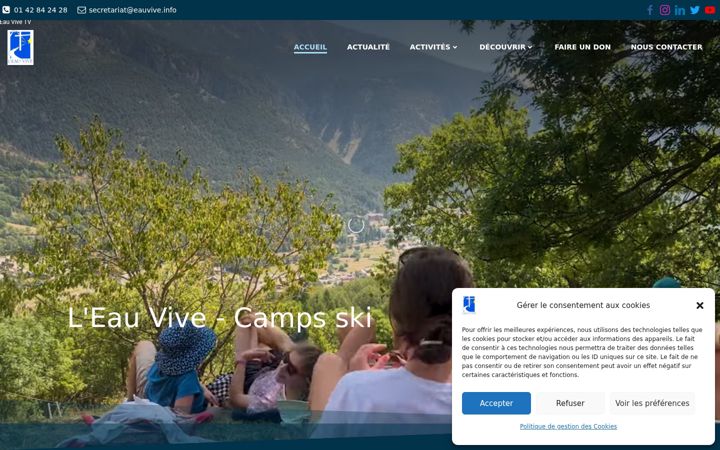 Screenshot of leauvive.com