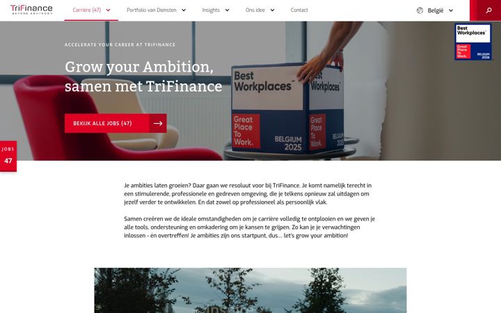 Screenshot of leaveyourmark.be