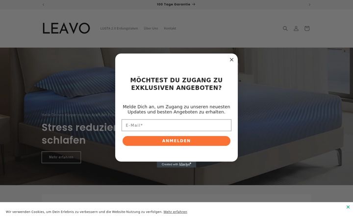 Screenshot of leavo.de