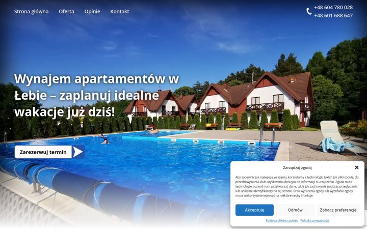 Screenshot of lebaholiday.pl