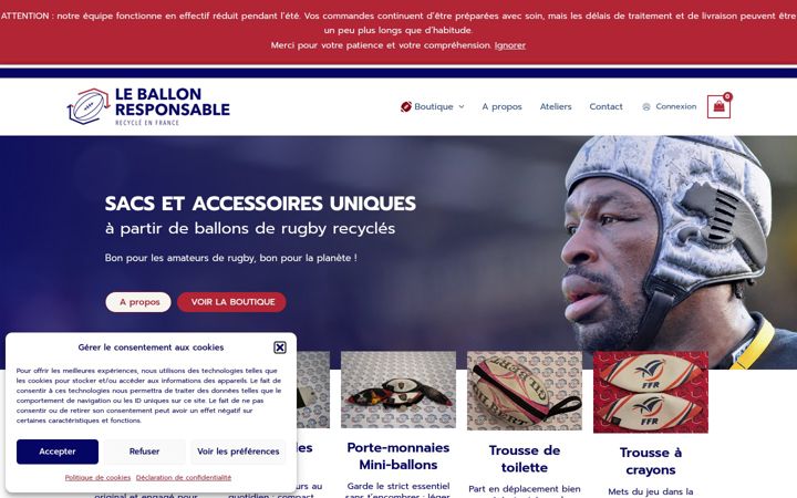 Screenshot of leballonresponsable.com