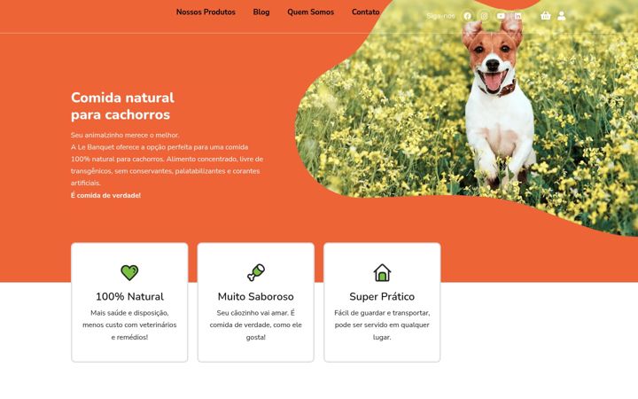 Screenshot of lebanquet.com.br