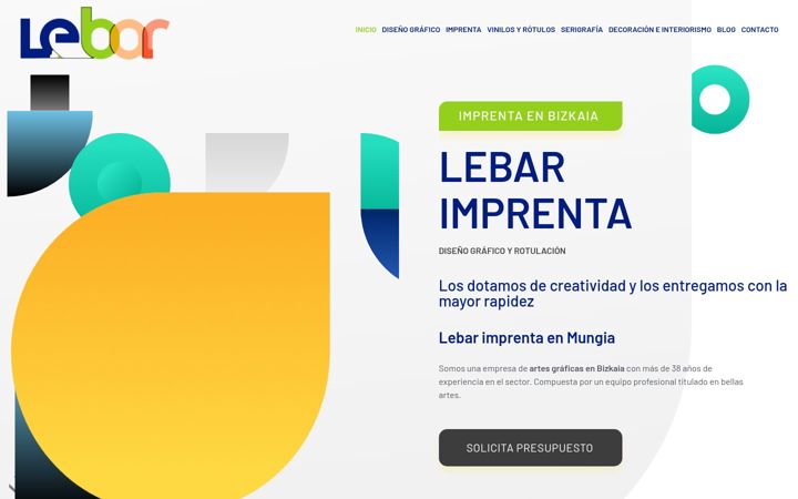 Screenshot of lebar.net