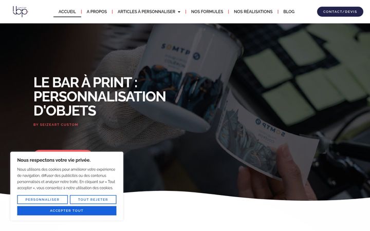 Screenshot of lebaraprint.com