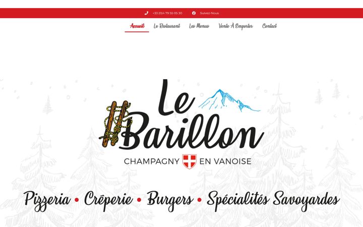 Screenshot of lebarillon.com