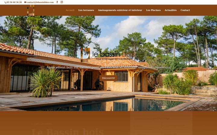 Screenshot of lebassinbois.fr