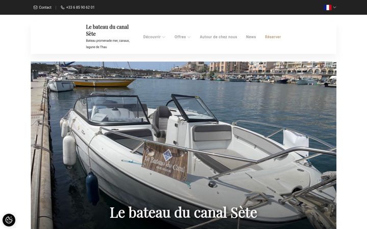 Screenshot of lebateauducanal.fr