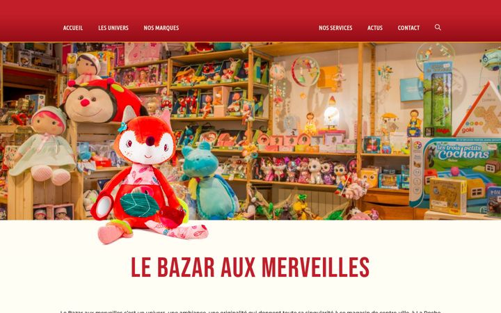 Screenshot of lebazarauxmerveilles.com
