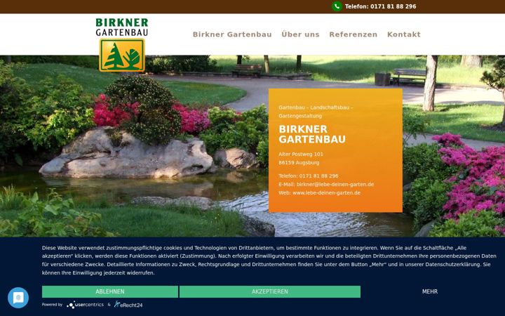 Screenshot of lebe-deinen-garten.de