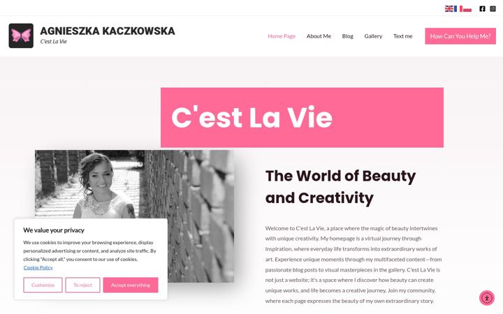 Screenshot of lebeau.pl