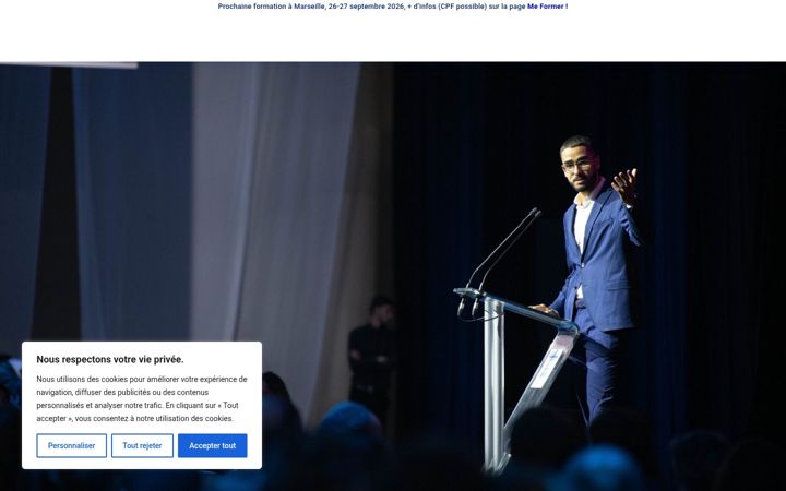 Screenshot of lebeceloquent.fr
