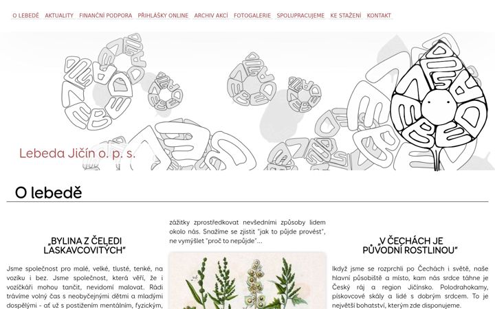 Screenshot of lebedime.si