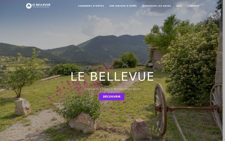 Screenshot of lebellevuemontbrun.com