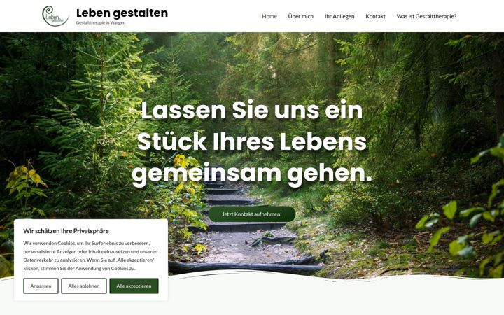 Screenshot of leben-gestalten.org