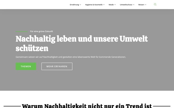 Screenshot of leben-natur.com