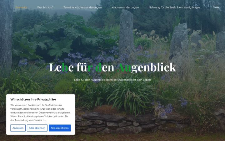 Screenshot of leben-pur.net