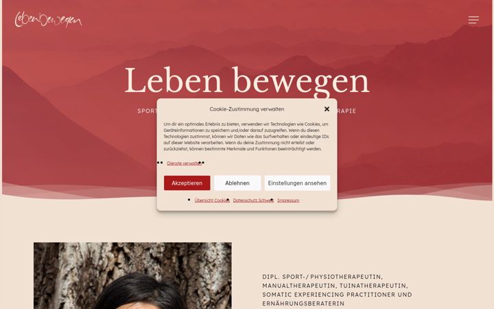 Screenshot of lebenbewegen.ch