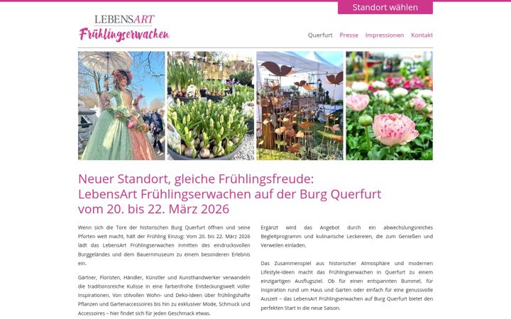 Screenshot of lebensart-fruehlingserwachen.de