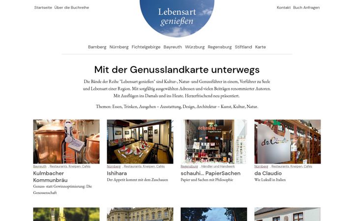 Screenshot of lebensart-geniessen.com