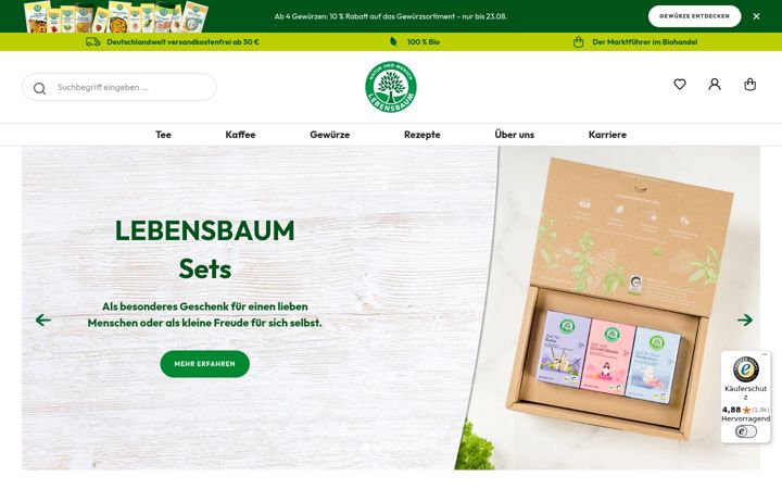 Screenshot of lebensbaum.com