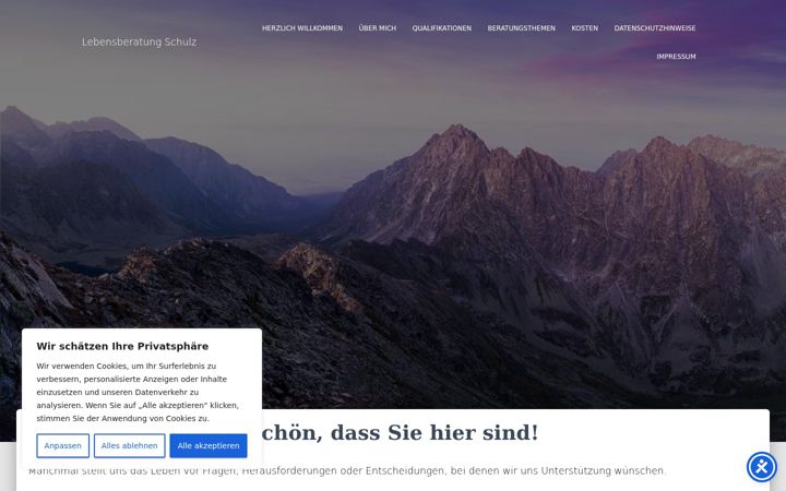 Screenshot of lebensberatung-schulz.de