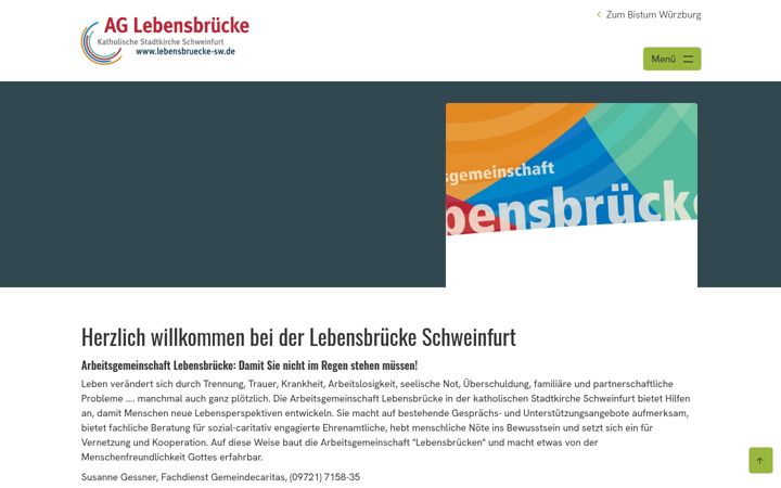 Screenshot of lebensbruecke-sw.de
