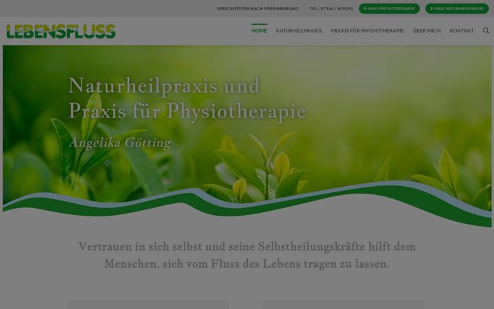 Screenshot of lebensfluss-goetting.de