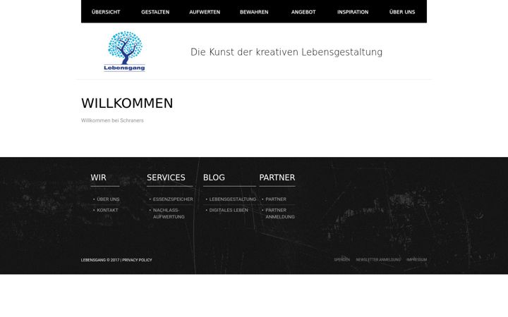 Screenshot of lebensgang.org