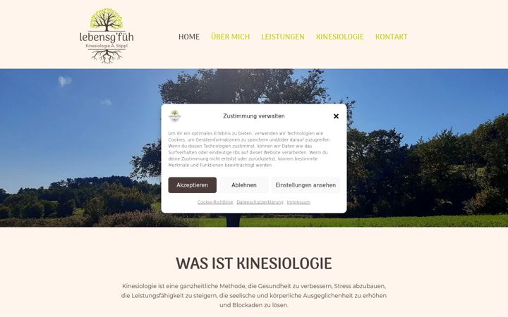 Screenshot of lebensgfueh.com