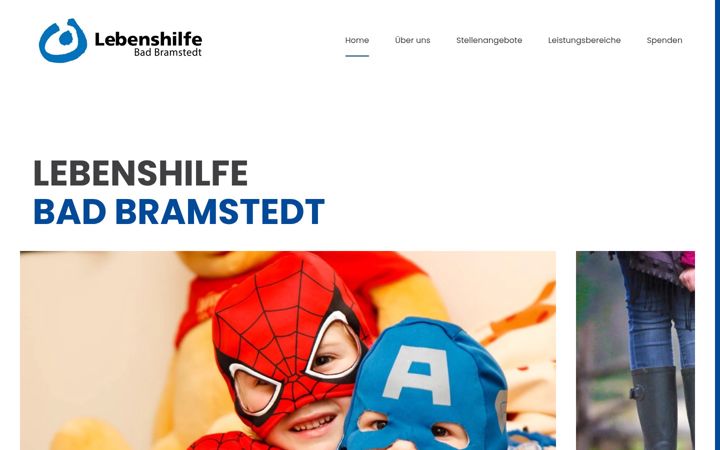 Screenshot of lebenshilfe-badbramstedt.de
