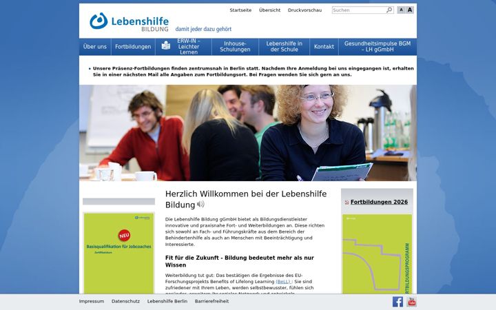 Screenshot of lebenshilfe-bildung.de