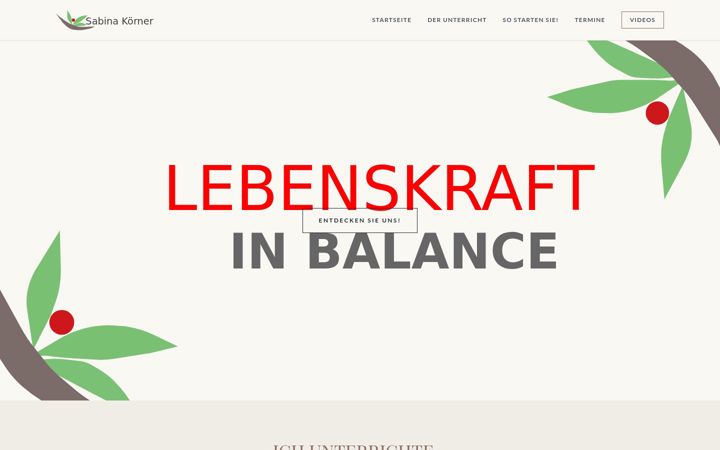 Screenshot of lebenskraft-in-balance.de