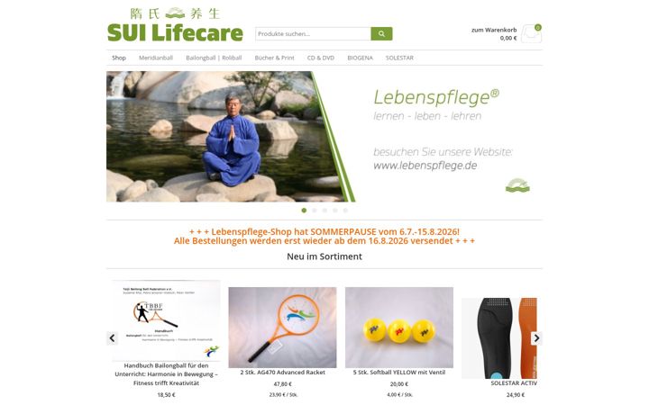 Screenshot of lebenspflege.com