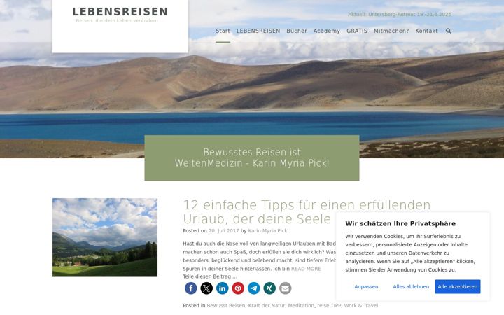 Screenshot of lebensreisen.com