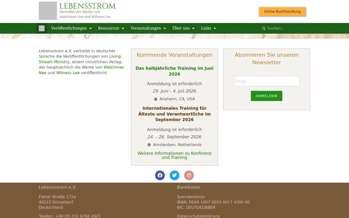 Screenshot of lebensstrom.de