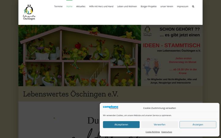 Screenshot of lebenswertes-oeschingen.de