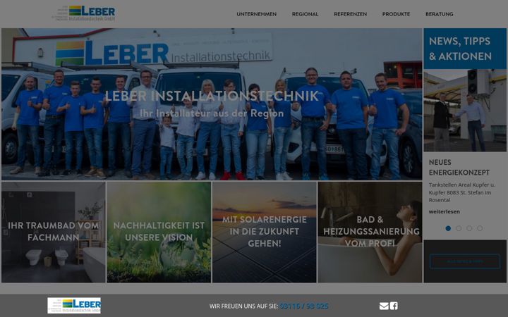 Screenshot of leber-gwh.at
